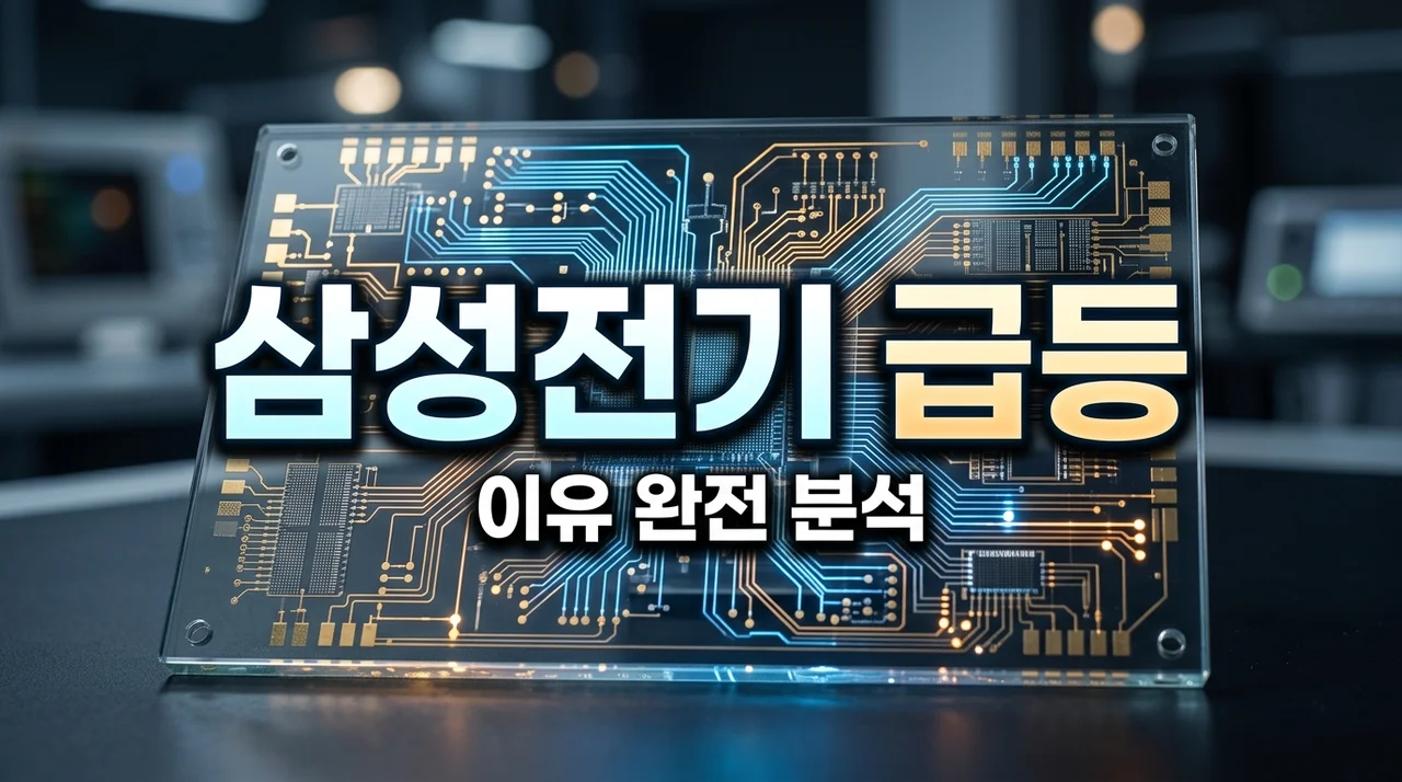 삼성전기 주가 급등 이유, 제가 3년 버티다 무릎 탁 친 결정적 이유 3가지