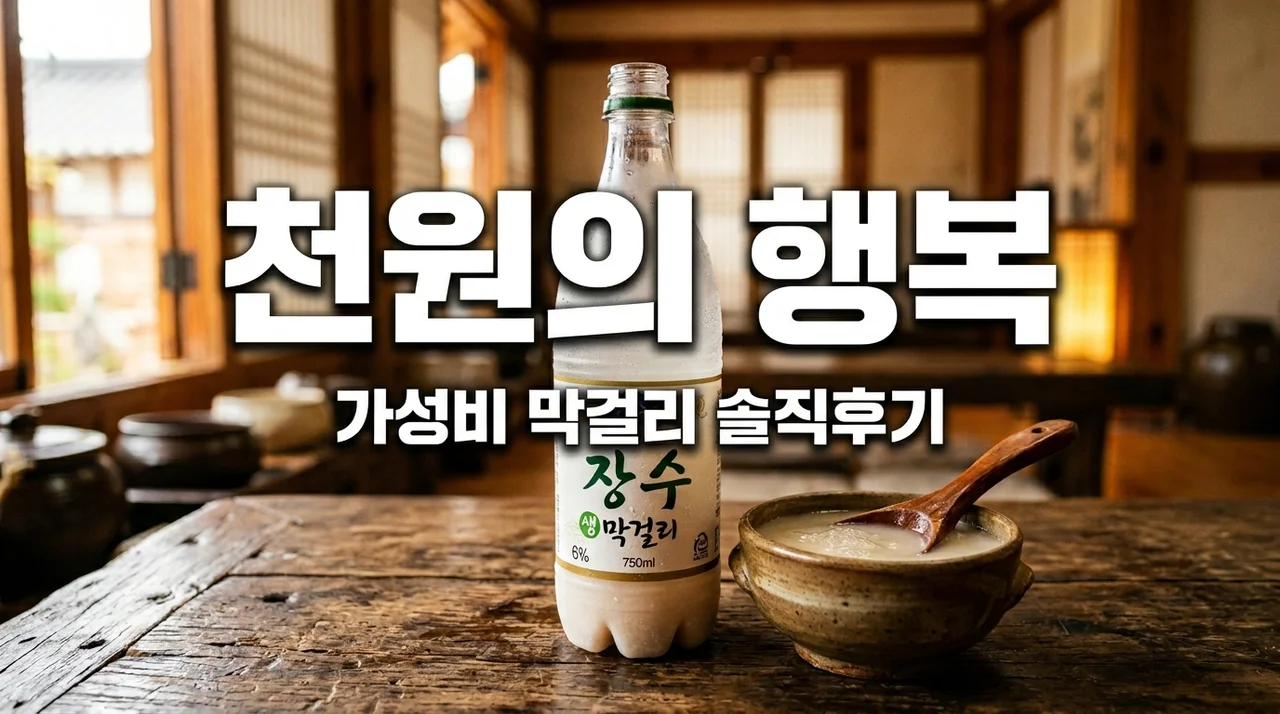 GS25 1,000원 막걸리 직접 마셔보고 뼈저리게 느낀 가성비의 진실