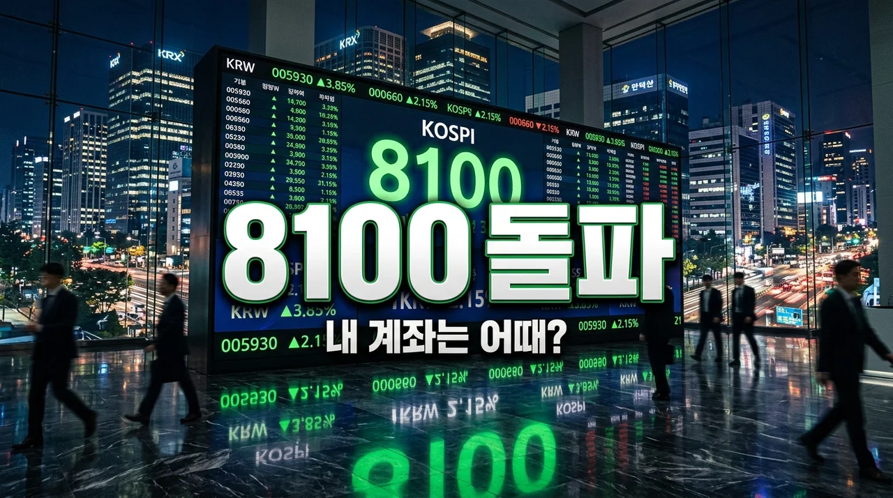 코스피 8100 돌파, 3000선에서 무서워 팔았던 제가 뼈저리게 느낀 3가지
