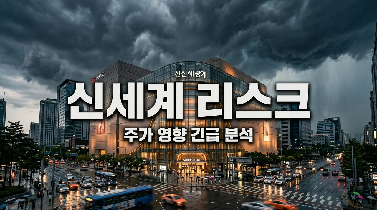 신세계 주가 영향 리스크 분석, 탱크데이 논란보다 무서운 진짜 위기 3가지
