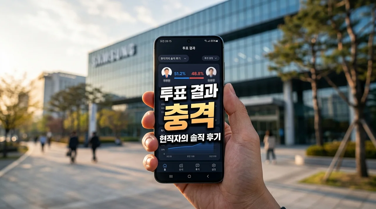 삼성전자 노조 투표 결과 발표, 직접 참여하며 느낀 기대와 현실의 괴리