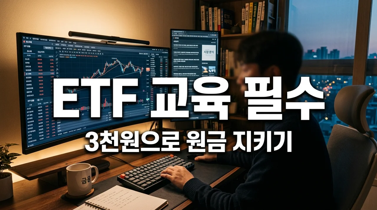 레버리지 ETF 교육 신청방법, 3천 원 아끼려다 큰일 날 뻔한 후기 (이수번호 등록 팁)