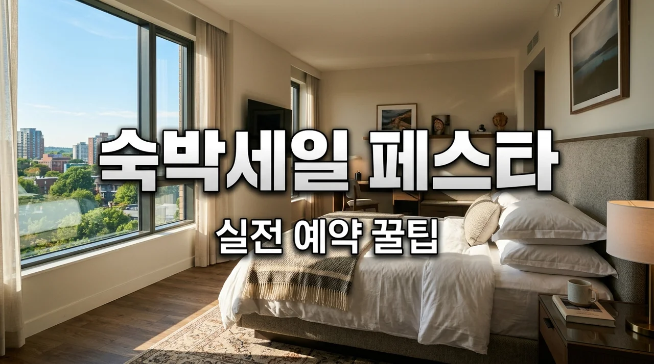 2026 숙박세일 페스타 예약 전 필독, 저처럼 3만원 날리지 않는 실전 꿀팁