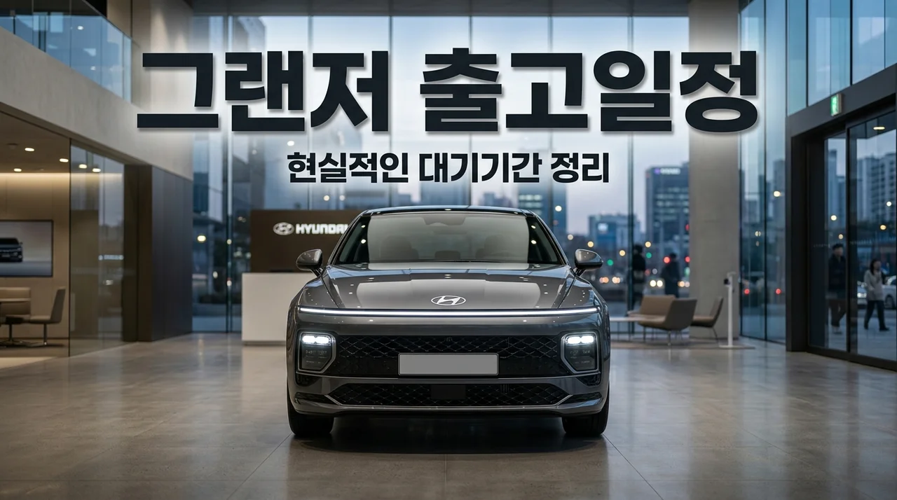 그랜저 페이스리프트 출고일정, 계약 전 제가 겪은 대기 기간의 진실