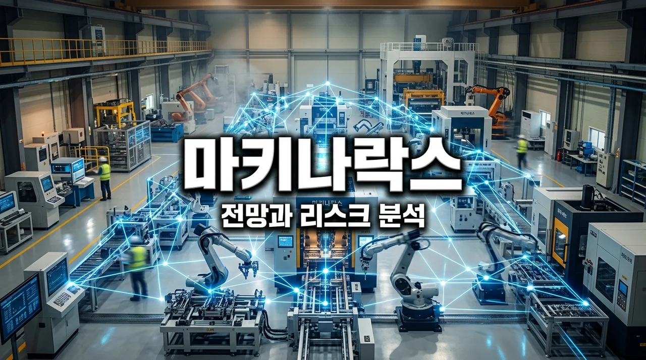 마키나락스 전망 호재 분석, 제가 적자 기업인데도 주목하는 진짜 이유 (리스크 포함)