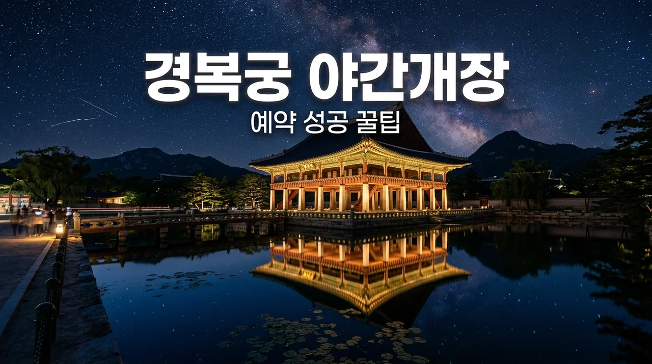 경복궁 야간개장 예약 성공 후기: 0.1초 컷 티켓팅 팁과 관람 시간