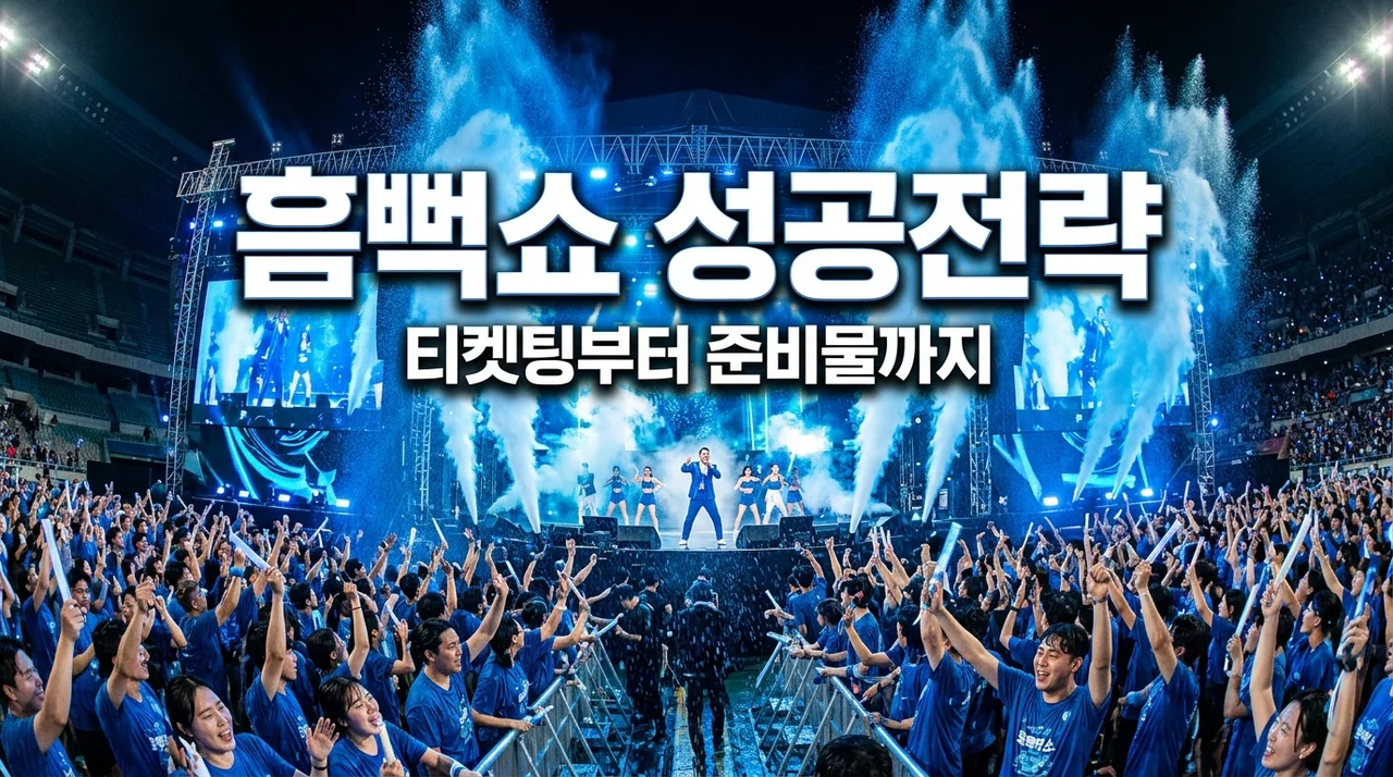 싸이 흠뻑쇼 2026 티켓팅, 작년에 광탈하고 뼈저리게 배운 예매 전략과 준비물