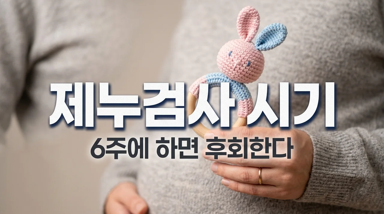 임신 초기 제누검사 시기, 6주에 성급하게 했다가 후회한 3가지 이유