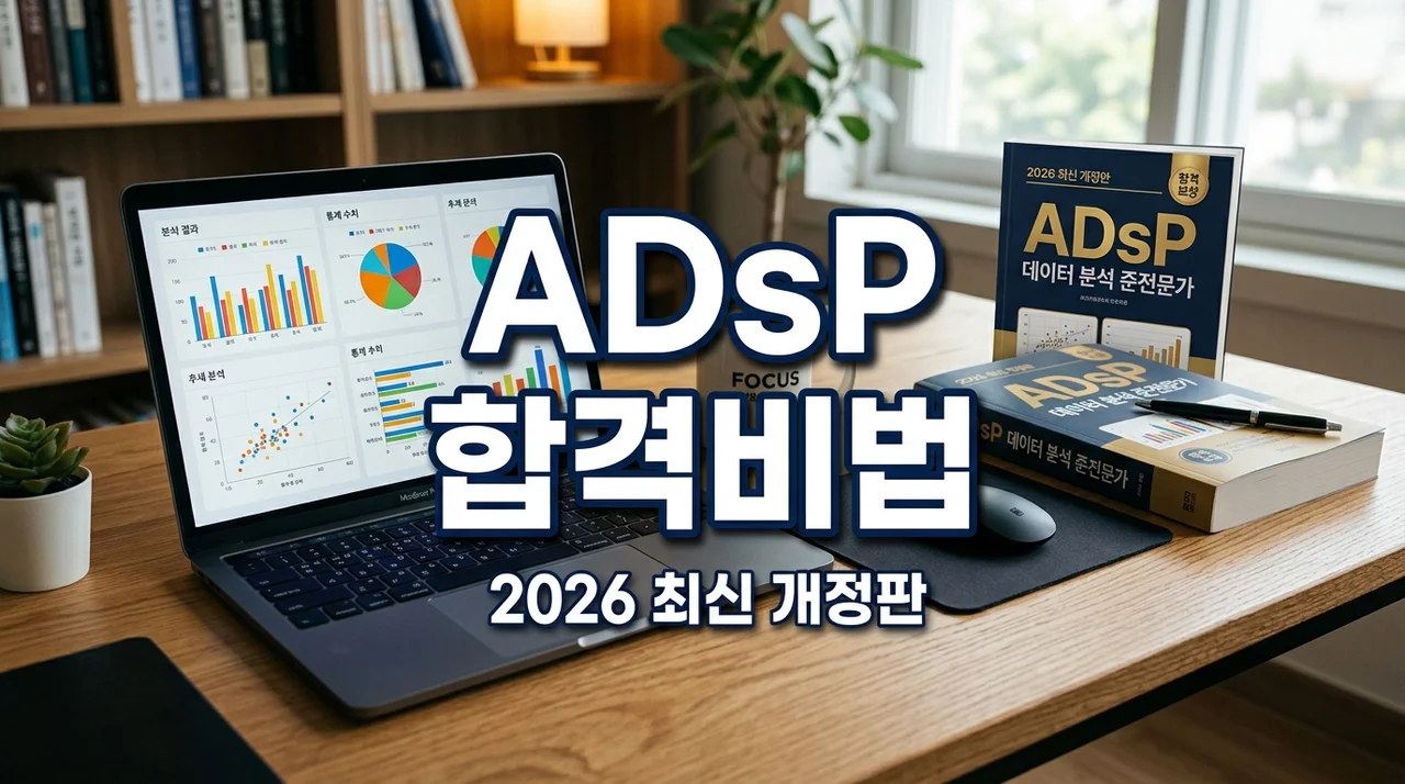 2026 ADsP 최신개정 독학, 기출만 믿고 갔다가 낭패 본 이유 (합격 후기)