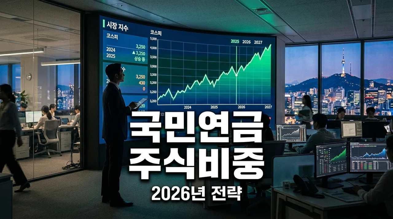 국민연금 주식 비중 확대? 직접 겪어보니 매도 폭탄보다 무서운 건 이것이더라고요