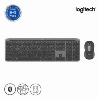[N배송] 로지텍코리아 공식 시그니처 MK950 콤보 슬림 무선 키보드 마우스 세트 그래파이트, 팬터그래프(Pantograph) 상세 이미지 3