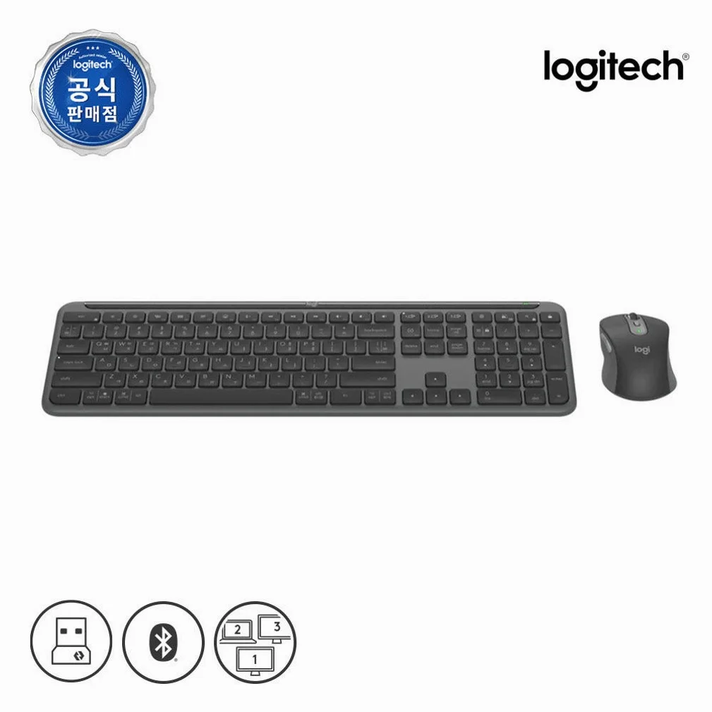 [N배송] 로지텍코리아 공식 시그니처 MK950 콤보 슬림 무선 키보드 마우스 세트 그래파이트, 팬터그래프(Pantograph) 상세 이미지 4