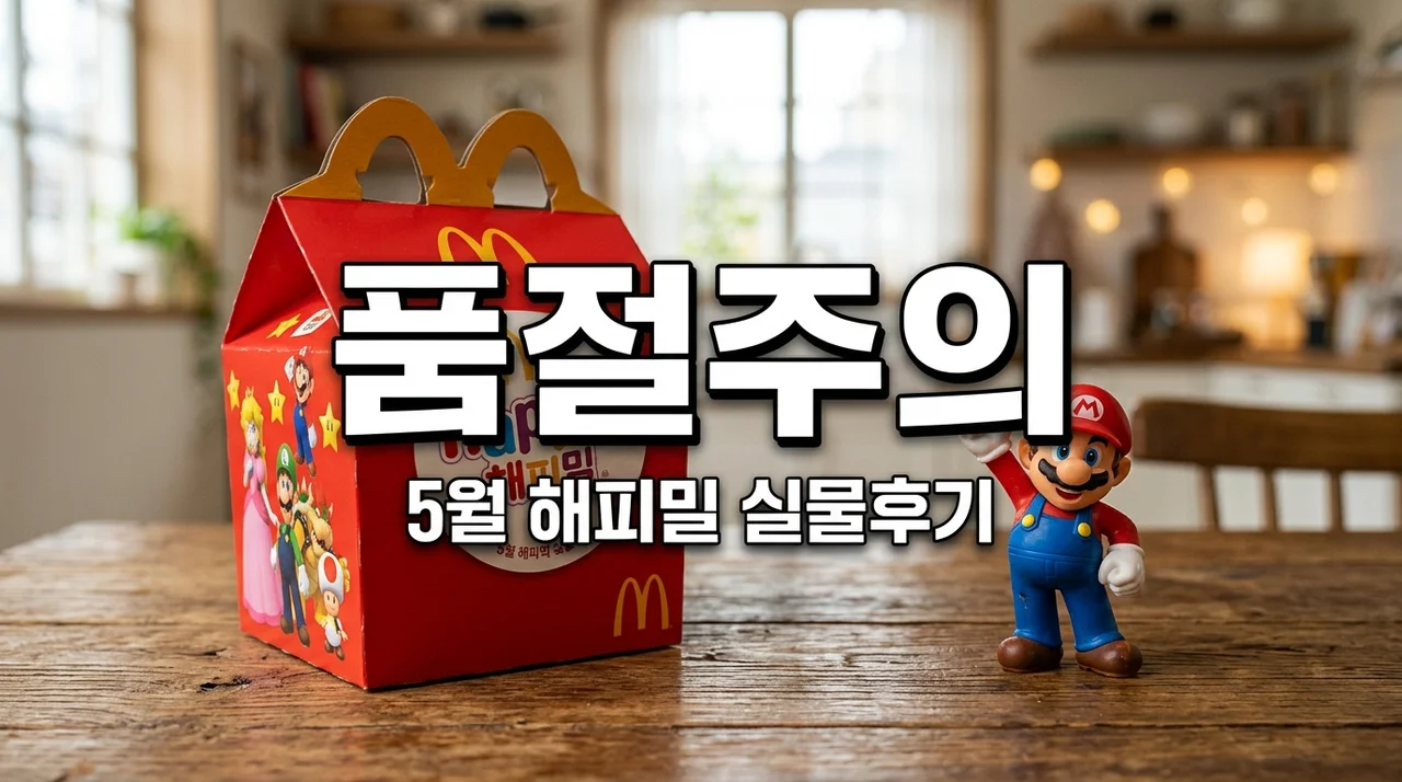맥도날드 5월 해피밀 장난감 라인업, 오픈런 안 했다가 뼈저리게 후회한 이유