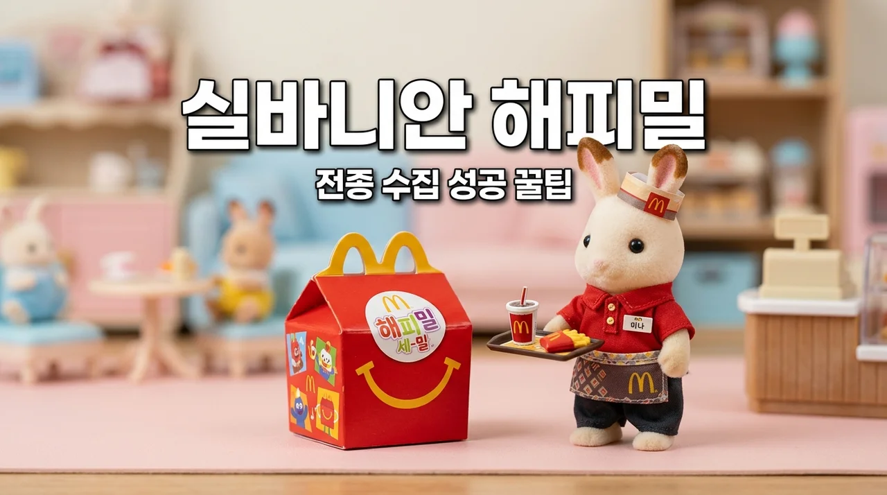 실바니안 맥도날드 해피밀 한정판 피규어 전종 수집 후기! 뼈저린 오픈런 깨달음 3가지