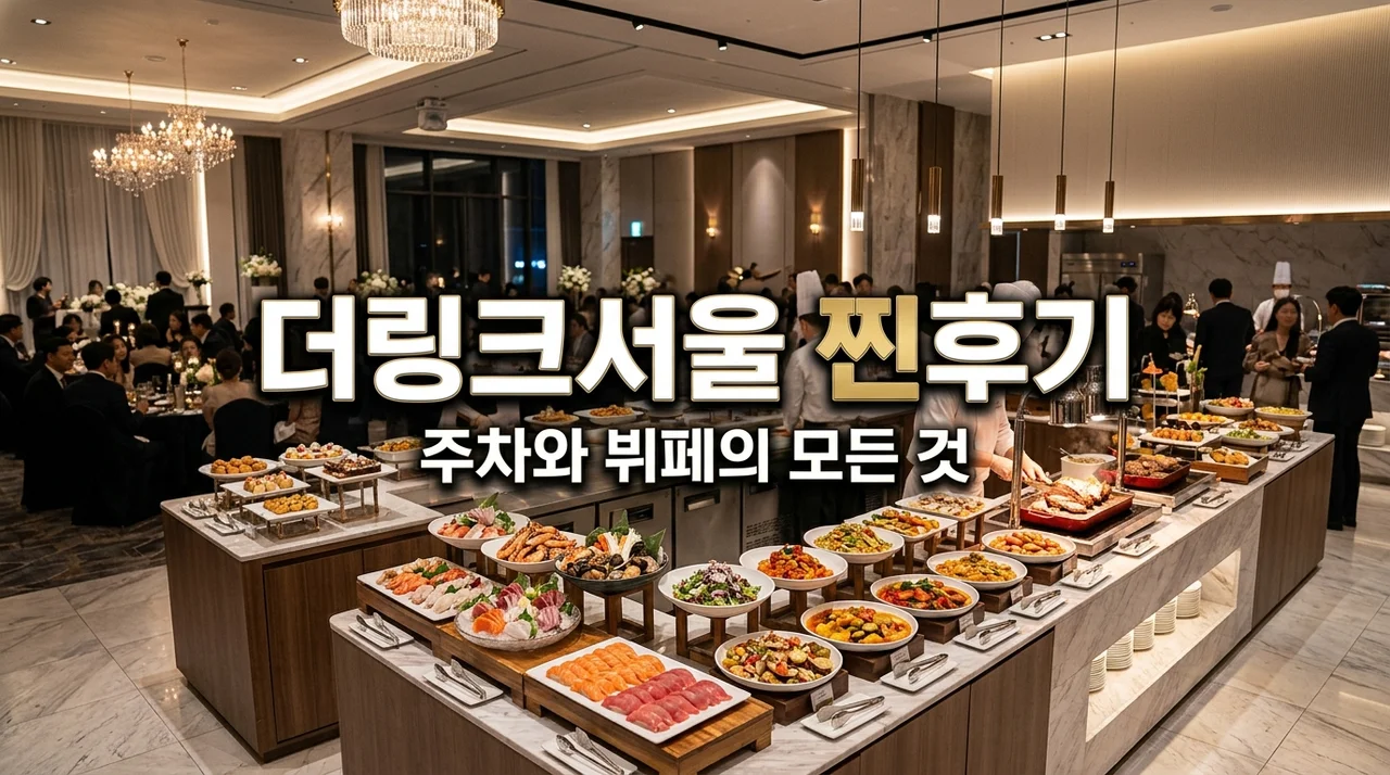 신도림 더링크서울 웨딩 뷔페 시식 주차 하객으로 가보고 느낀 찐후회 포인트 3가지