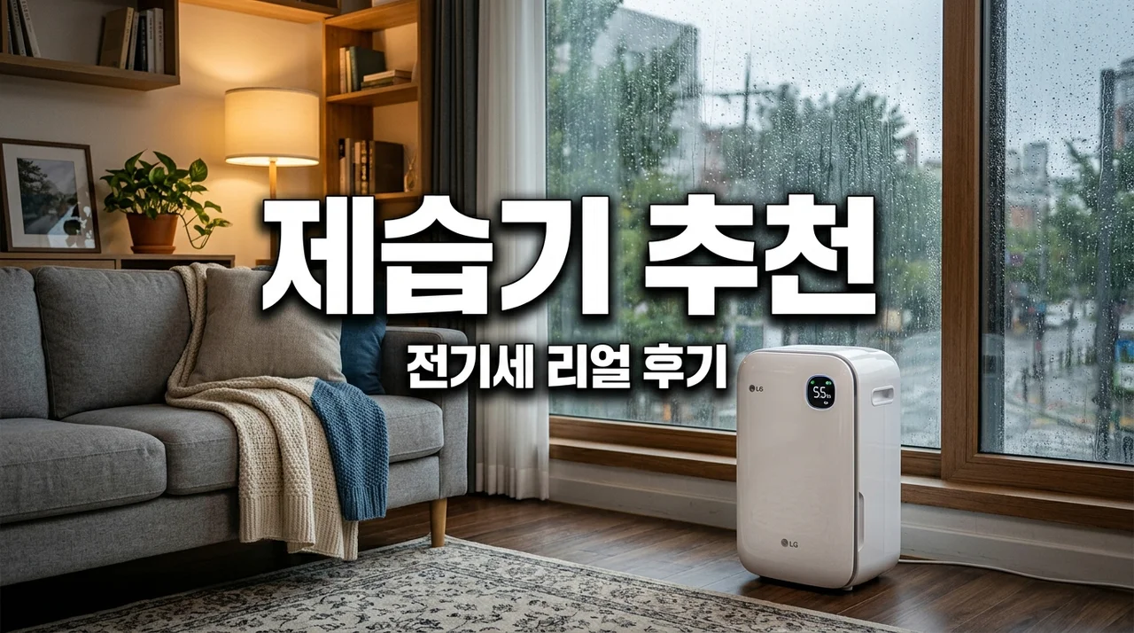 2026년 가정용 제습기 추천, 전기세 아끼려다 곰팡이 핀 사연 (경험담)