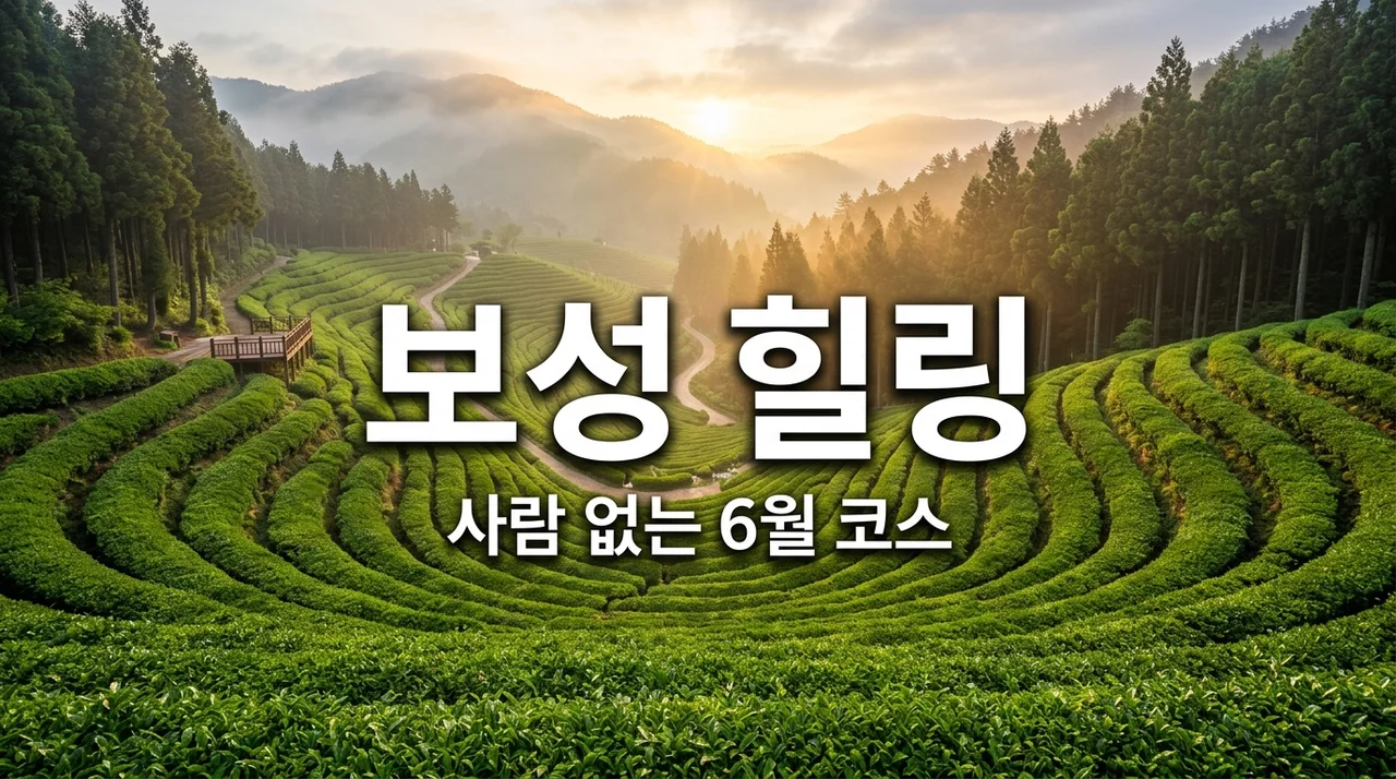 6월 연휴 보성 대한다원, 사람 피해 힐링한 경험 (감성숙소 팁)