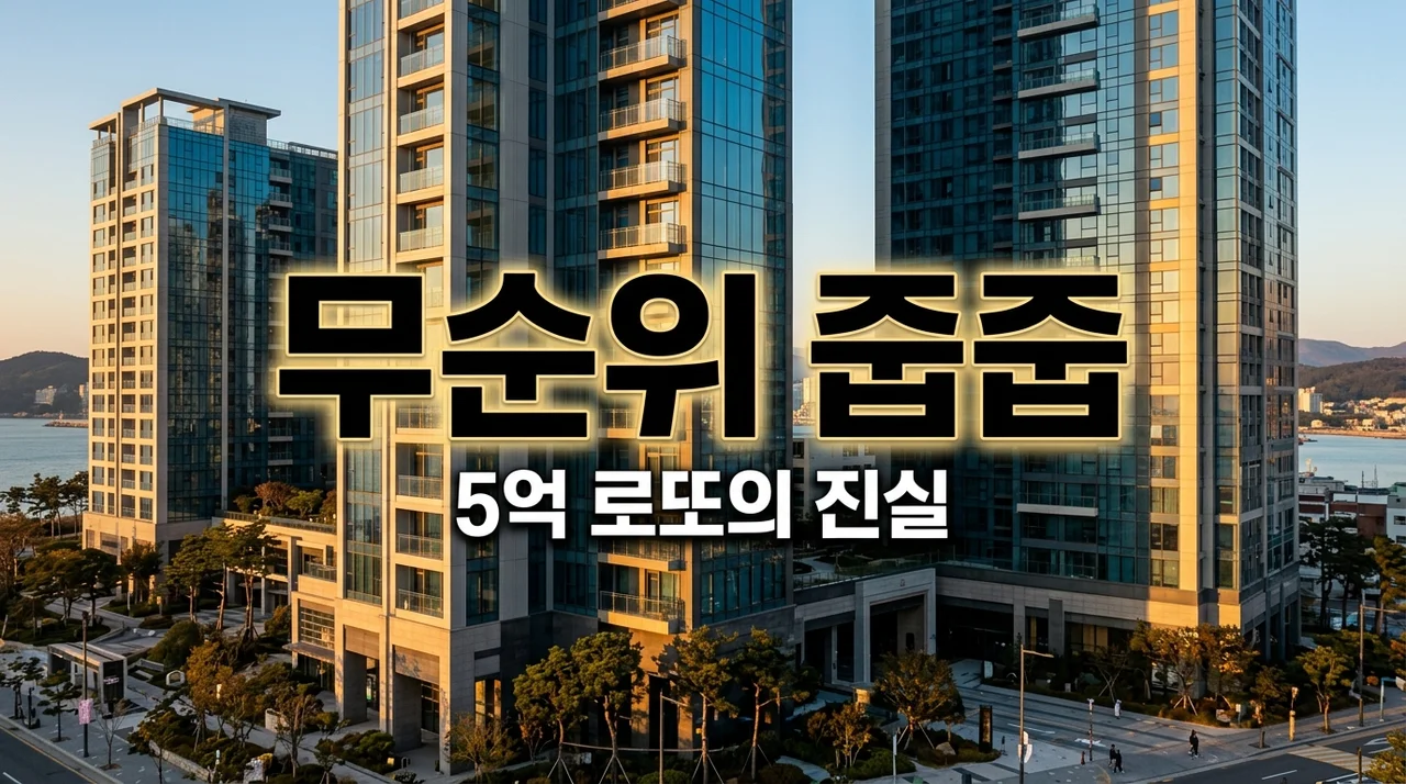 부산 레이카운티 무순위 줍줍, 5억 로또라길래 뜯어본 현실적 자격과 주의사항