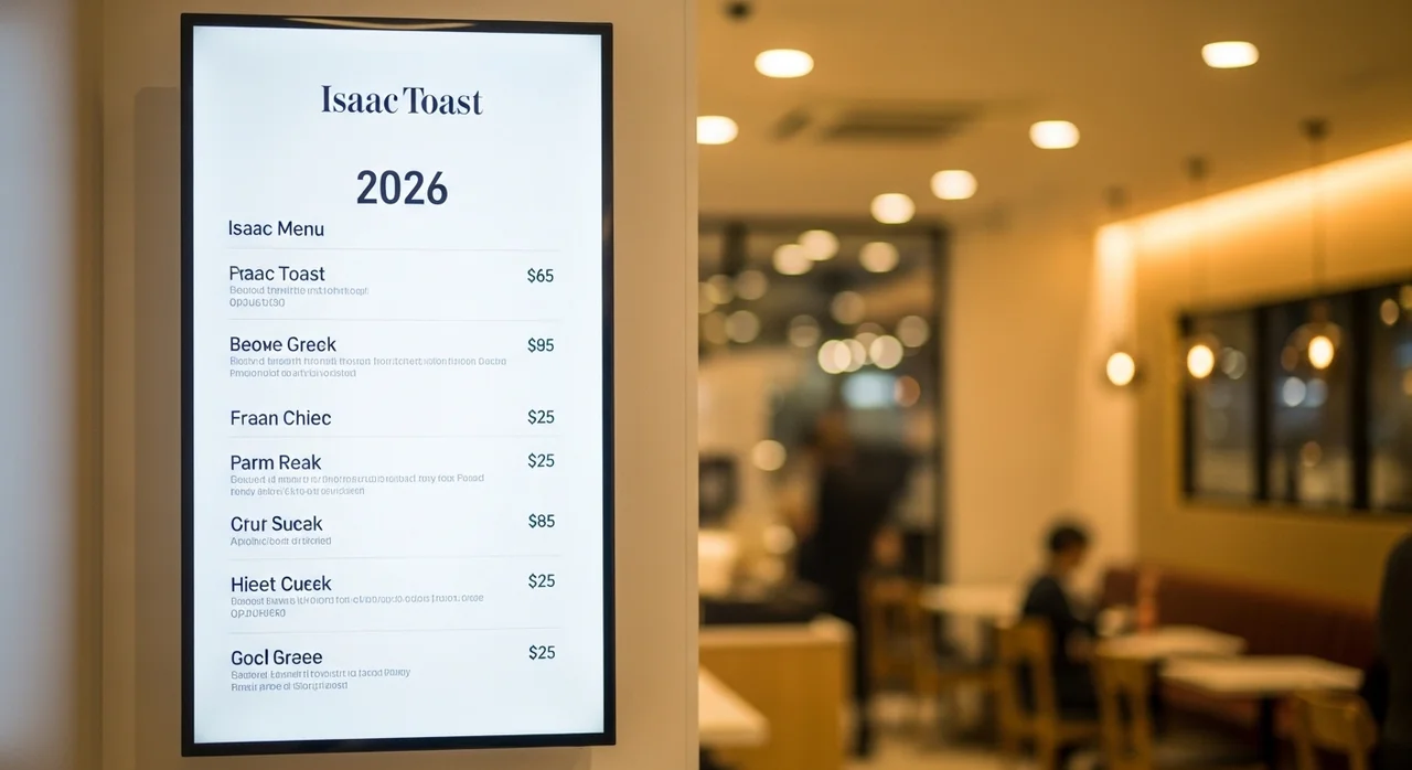 2026년 이삭토스트 최신 메뉴 및 가격표 (인상분 반영)