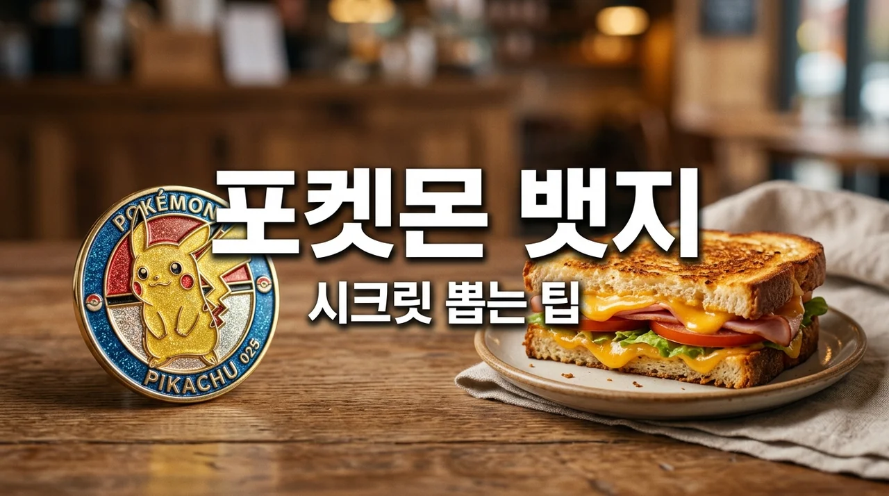 이삭토스트 포켓몬 뱃지 4탄 실물 후기! 1트만에 시크릿 뽑은 팁