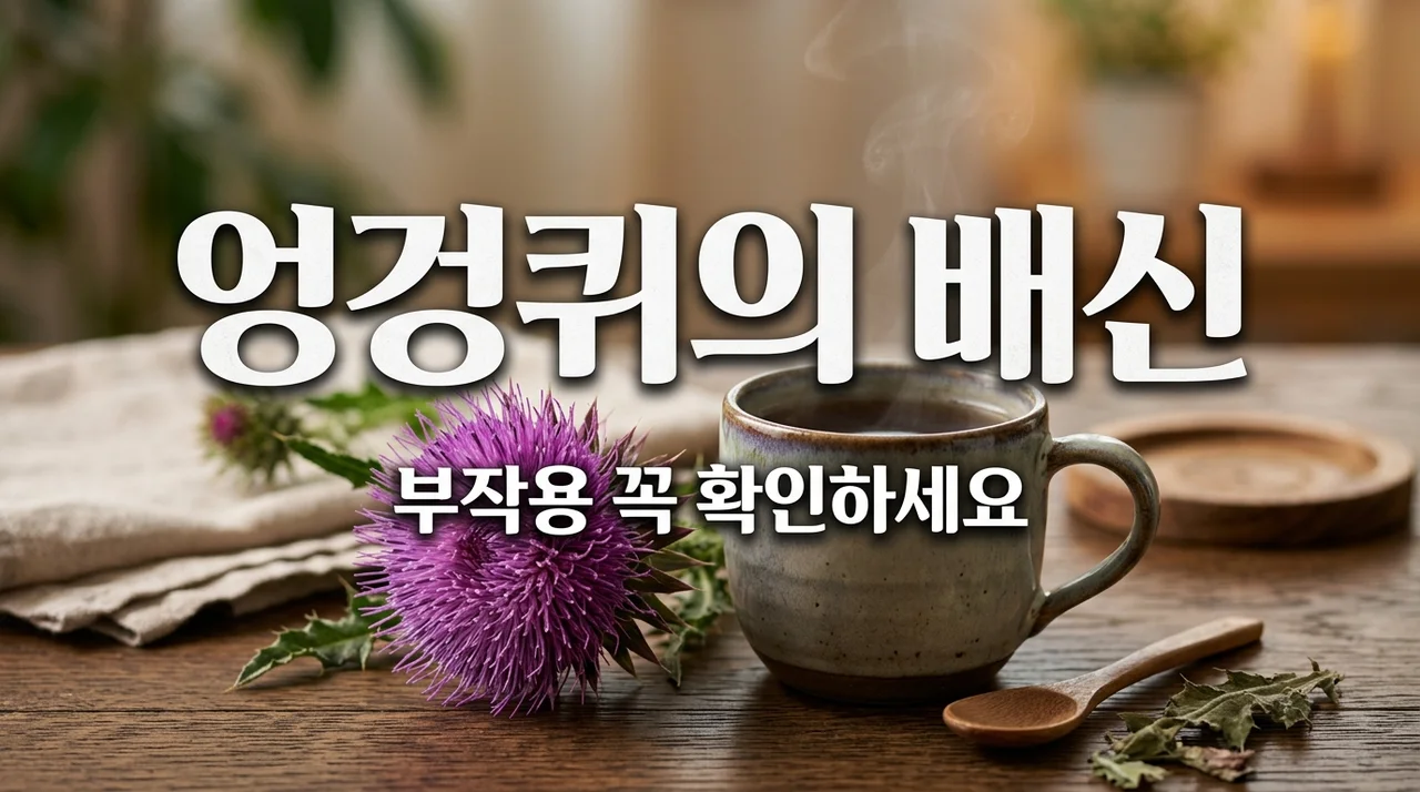 엉겅퀴 효능과 부작용, 직접 먹어보고 뼈저리게 느낀 '이런 분'은 절대 금지 (밀크씨슬 차이점)