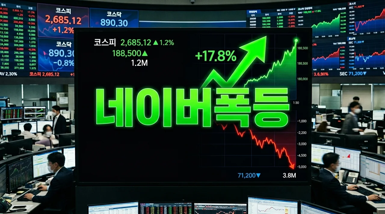 네이버 주가 14% 폭등! 삼성전자 손절하고 갈아타야 할까? 직접 겪어본 투자자의 솔직한 생각