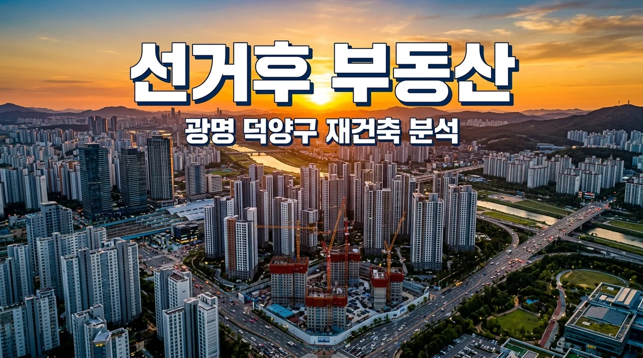 제9회 지방선거 결과와 부동산 영향, 광명·덕양구 재건축 공약 직접 뜯어본 후기