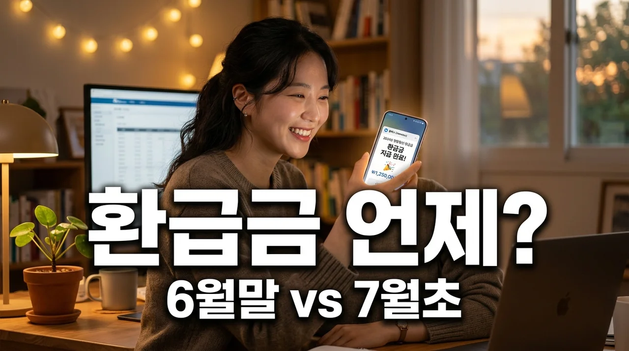 2026 종합소득세 환급일, 6월말 vs 7월초? 직접 겪어본 세무서별 입금 속도 차이