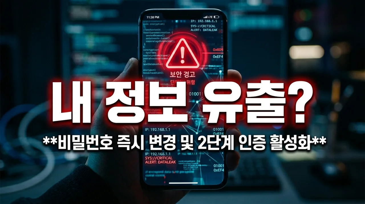 티빙 개인정보 유출, 나도 털렸을까? 직접 확인해보고 뼈저리게 느낀 2차 피해 방지법