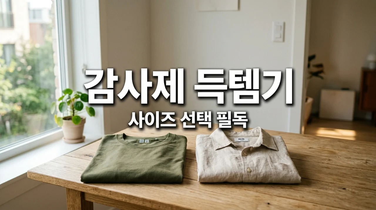 유니클로 감사제 오늘 다녀온 후기! 에어리즘 티셔츠 사이즈 실패 안 하는 꿀팁