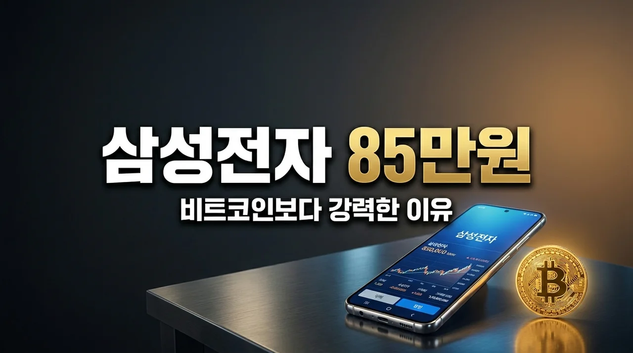 삼성전자 주가 85만원 전망, 비트코인 다 팔아도 못 산다는 이유 팩트 체크