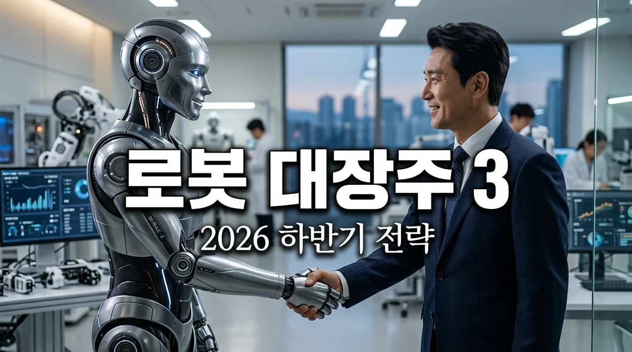 로봇 대장주 TOP 3, 젠슨 황도 주목한 하반기 승부주 (실제 수익 내본 후기)