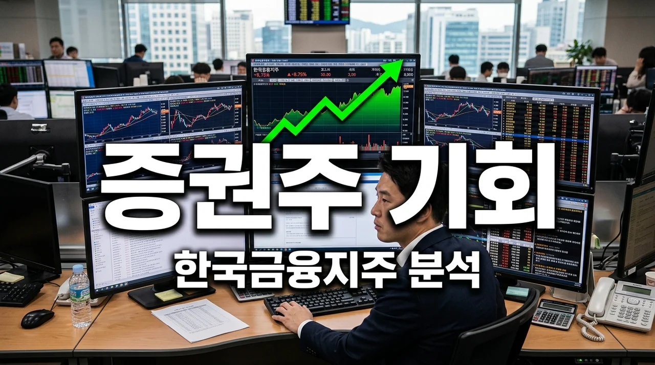 증권주 전망, 반도체 독주에 가려진 한국금융지주 저가 매수 기회인 이유