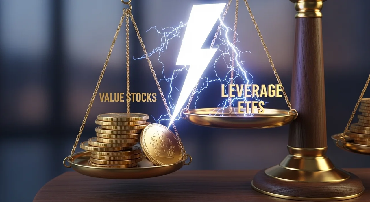 레버리지 ETF vs 저평가 가치주, 제가 둘 다 해본 결과는요