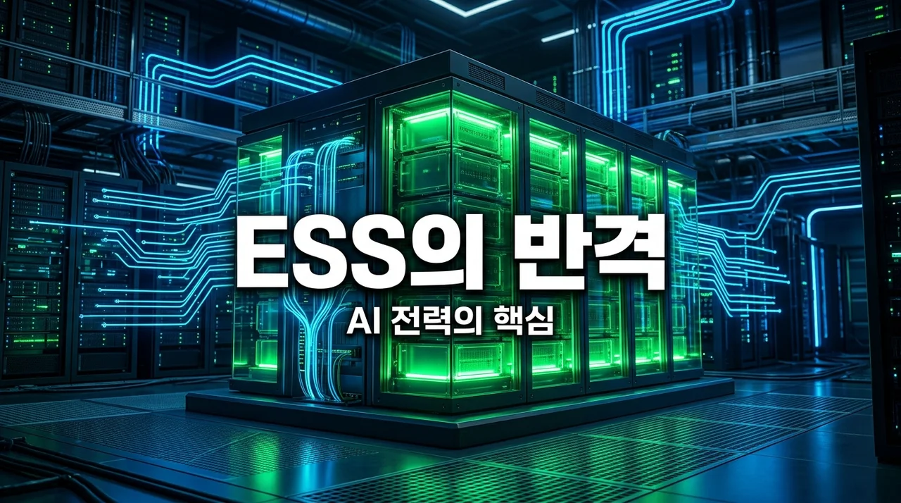 ESS 관련주 투자 전 필독, AI 데이터센터가 불러온 전력 전쟁의 진짜 승자