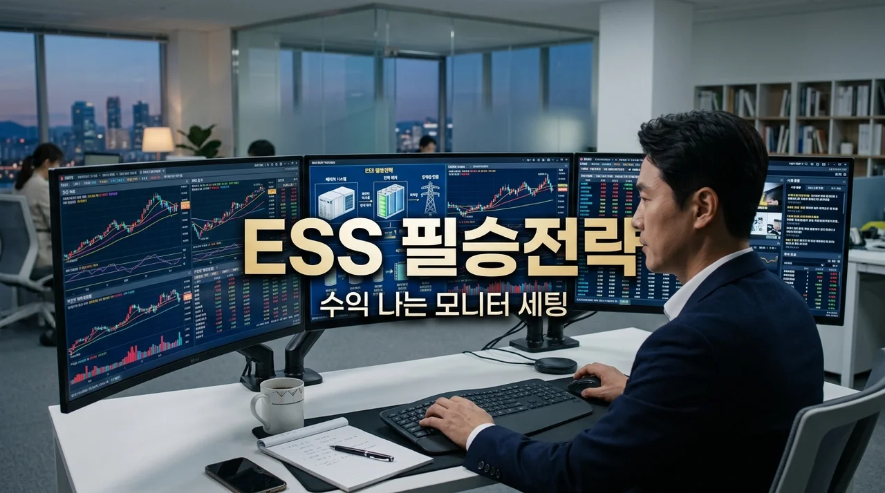 2차전지 ESS 관련주 BEST 3와 HTS 모니터 선택법, 제가 깡통 차고 깨달은 실전 전략