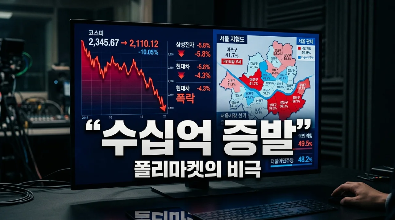 폴리마켓 수십억 증발? 서울시장 선거 반전 보고 뼈저리게 느낀 '예측 시장'의 함정