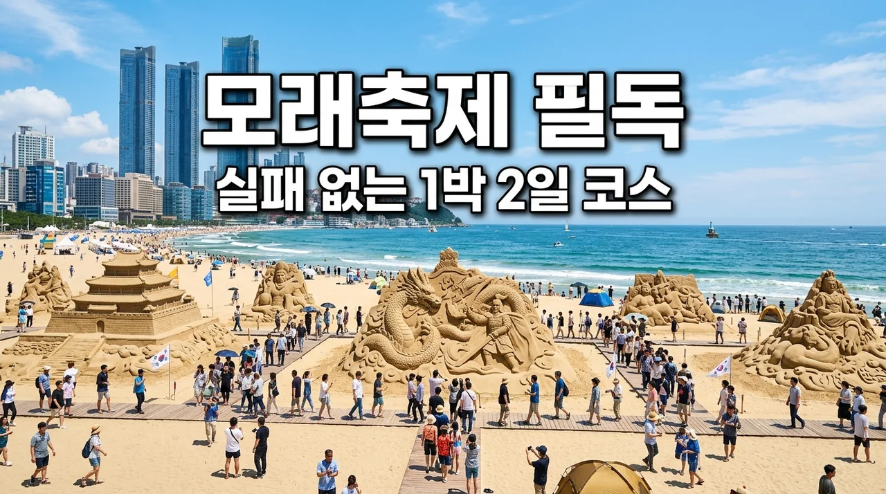 해운대 모래축제 가기 전 필독! 1박 2일 코스 짜며 뼈저리게 느낀 '이것'의 중요성