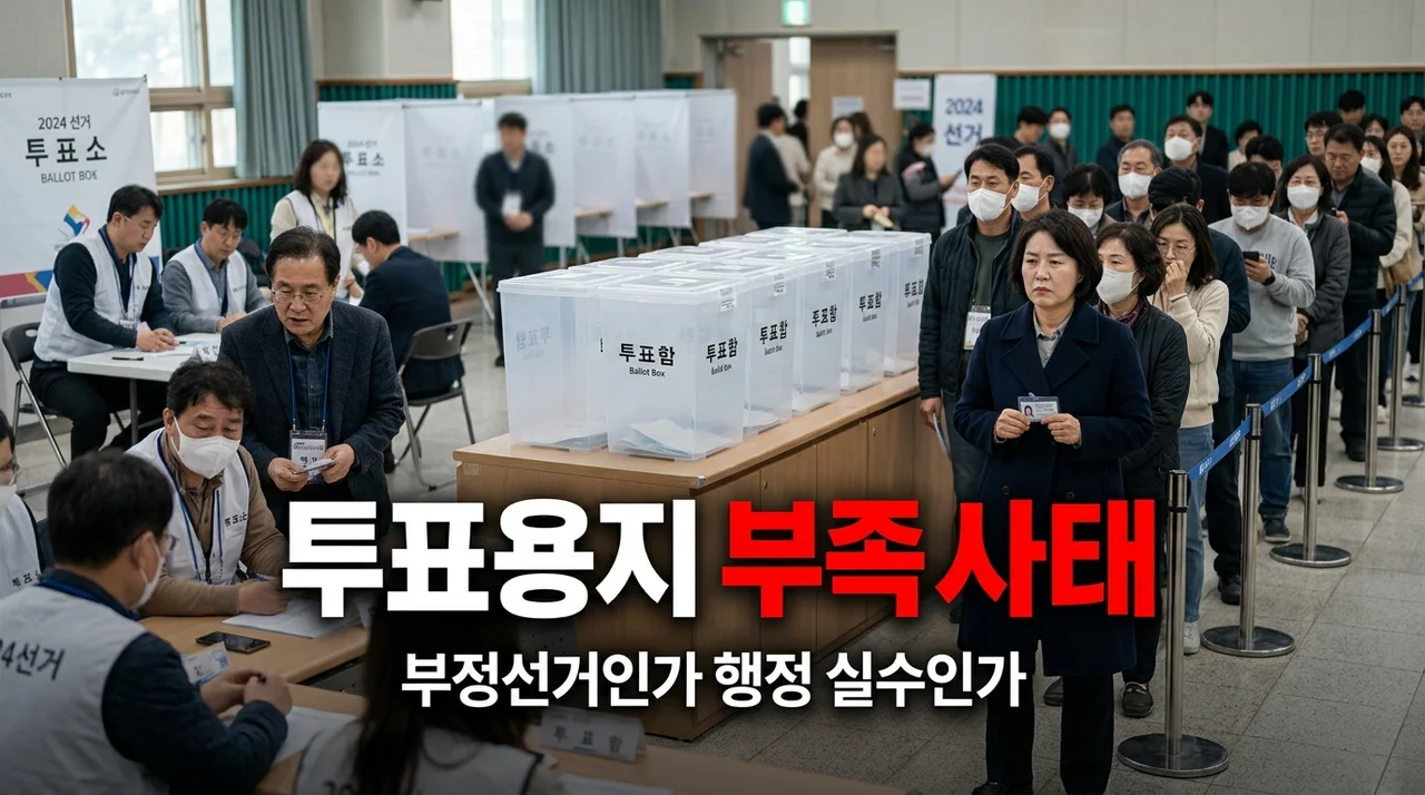 2026 지방선거 투표용지 부족 사태, 부정선거 의혹일까? 해외 사례와 비교해 본 팩트