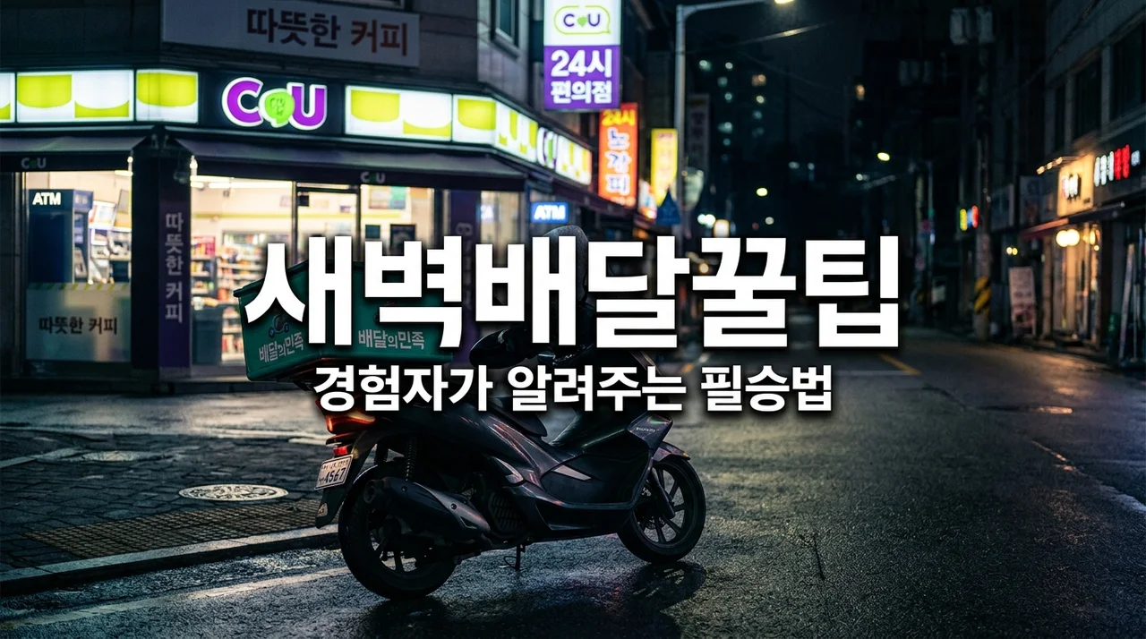 새벽 4시 편의점 배달 직접 시켜보고 깨달은 쿠팡이츠 CU GS25 활용 꿀팁