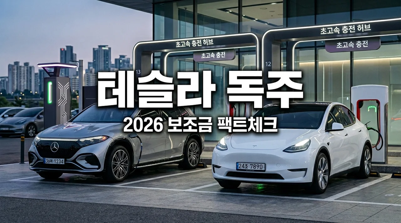 테슬라 모델Y 모델3 독주! 벤츠 BMW 비상? 직접 타보고 느낀 2026 보조금과 선택 기준