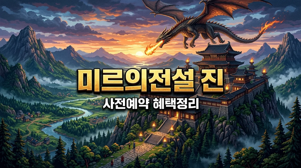미르의 전설 진 사전 예약 시작! 옛날 게임 미르1의 귀환과 혜택 정리