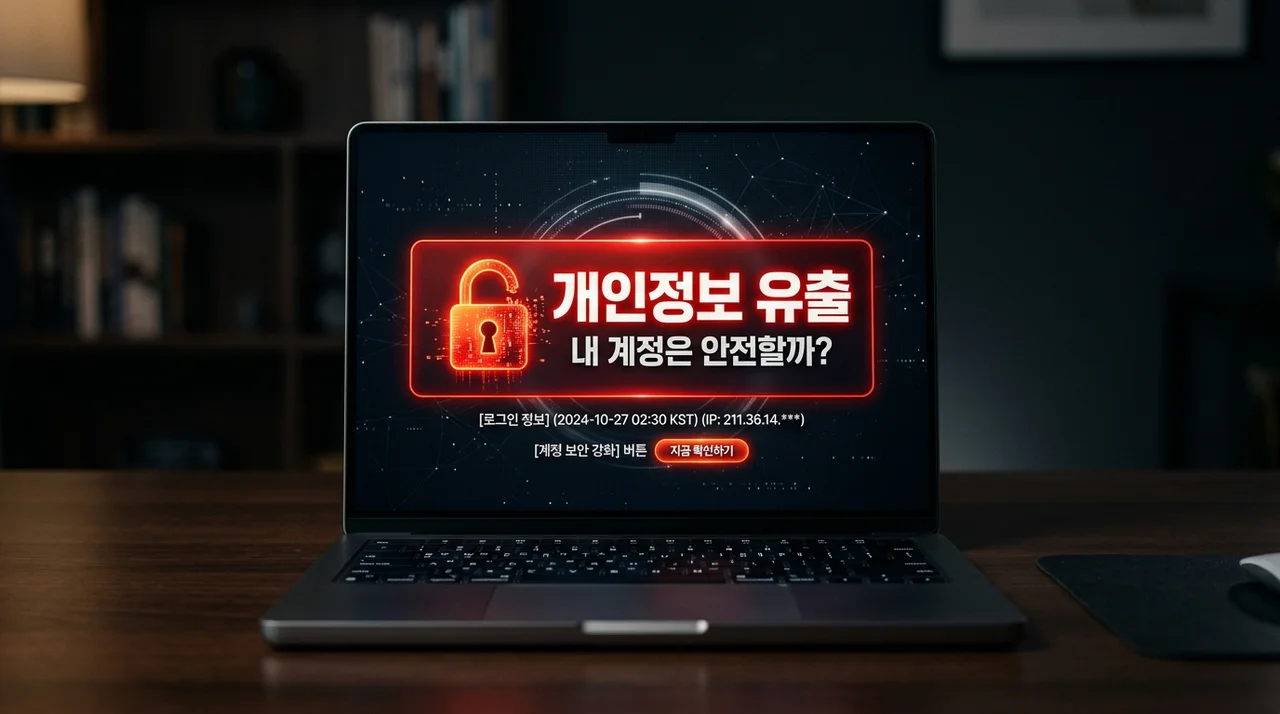 티빙 개인정보 유출 여부 조회 명단 확인 및 계좌 해킹 방지 꿀팁