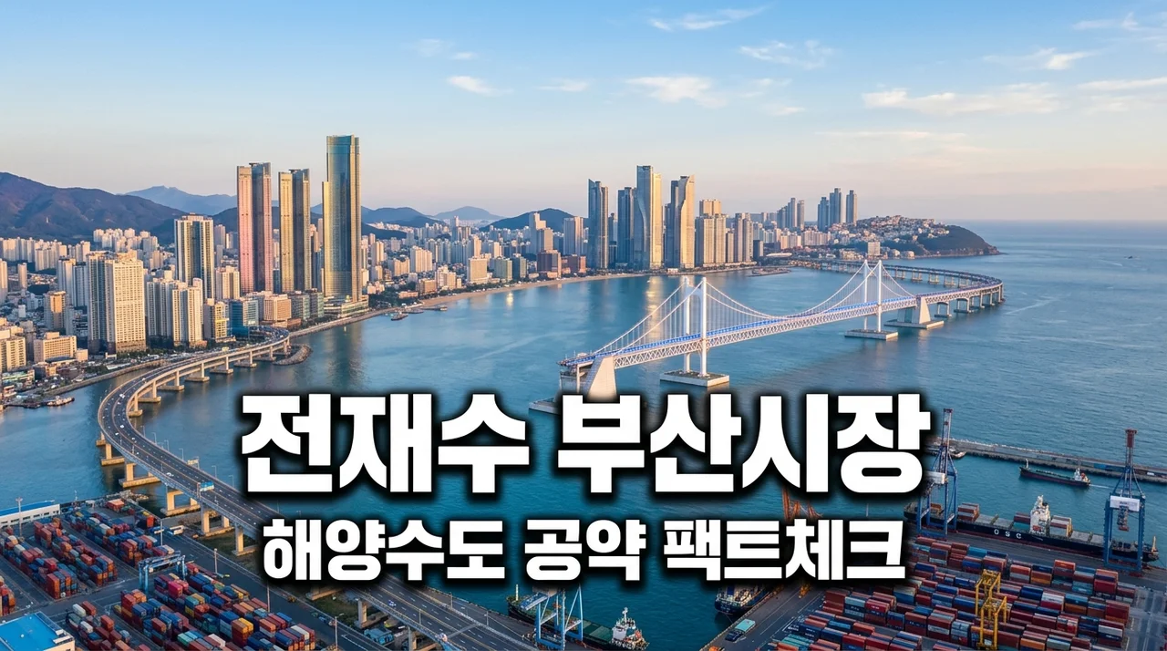 전재수 부산시장 당선! 해양수도 공약 뜯어보니 의외로 실현 가능성 높았던 이유