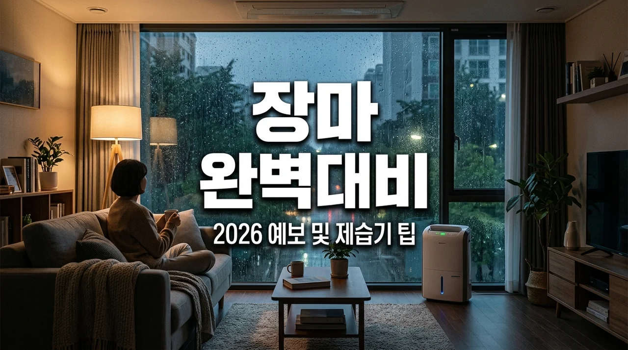 2026년 장마기간 기상청 예보 확인 후 뼈저리게 느낀 제습기 고르는 법