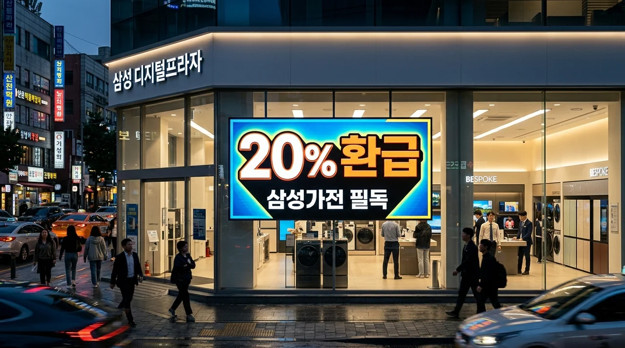 삼성스토어 온누리상품권 20% 환급, 포인트보다 100배 나은 이유(내돈내산)