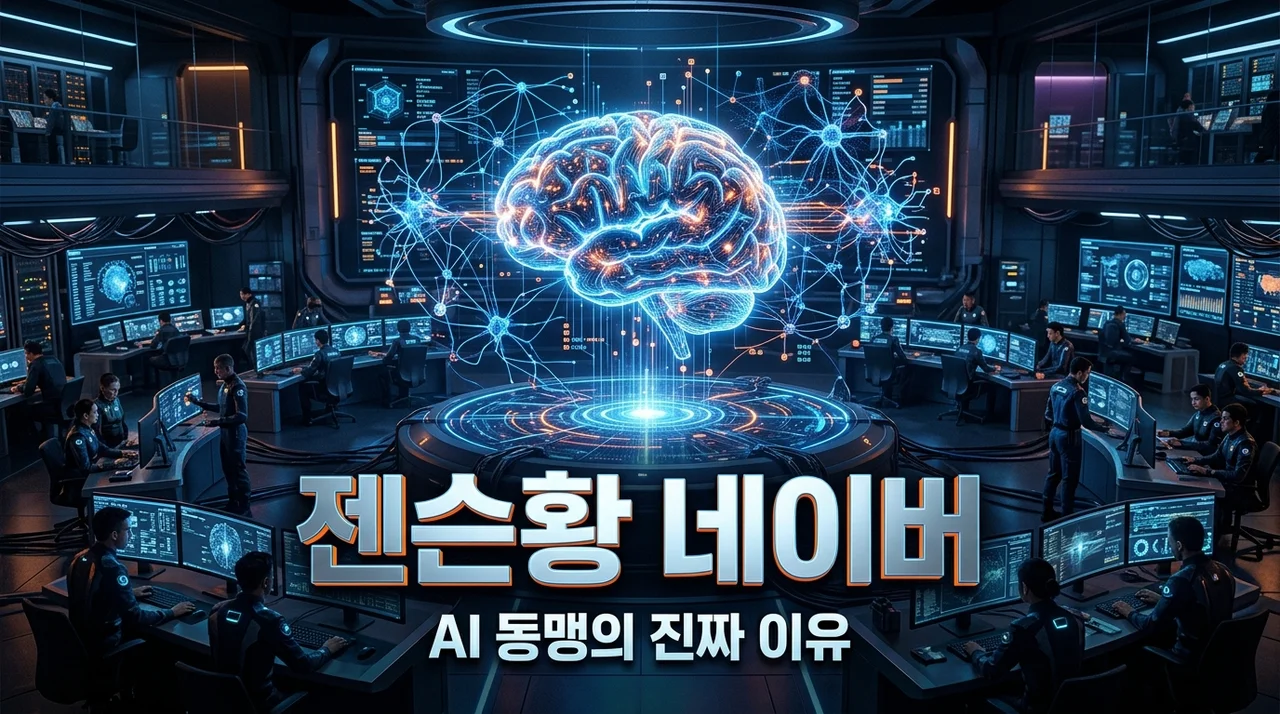 네이버 젠슨황 만남, 단순 방문일까? 직접 분석해본 AI 동맹의 소름 돋는 내막