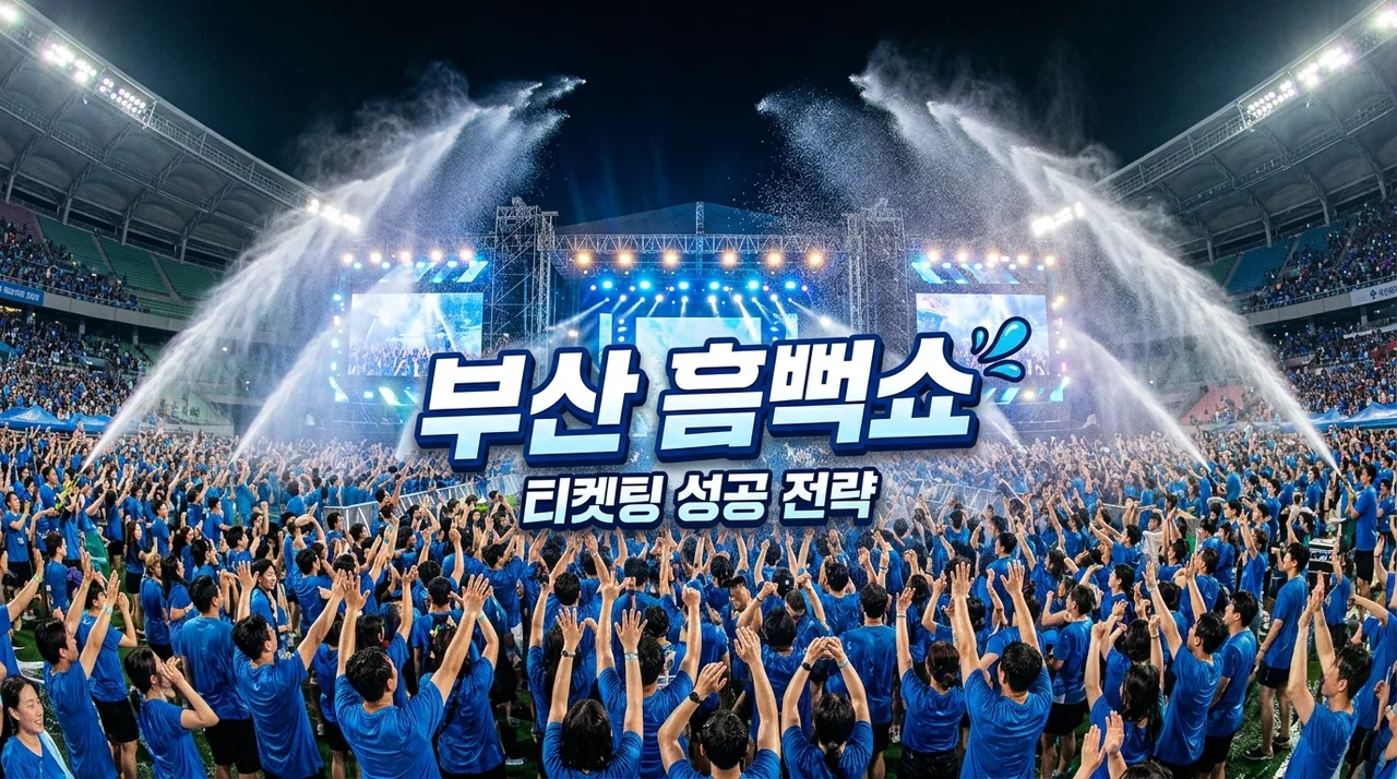 2026 싸이 흠뻑쇼 부산 일정 및 티켓팅 성공법, 직접 겪어본 좌석 꿀팁