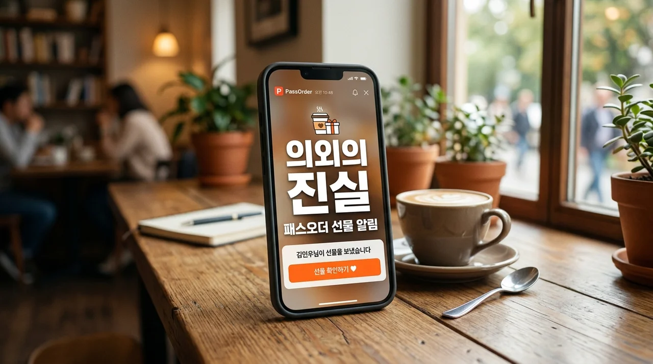 패스오더 모르는 사람 선물 알림, 클릭 전 꼭 보세요! 스팸 구별법 후기