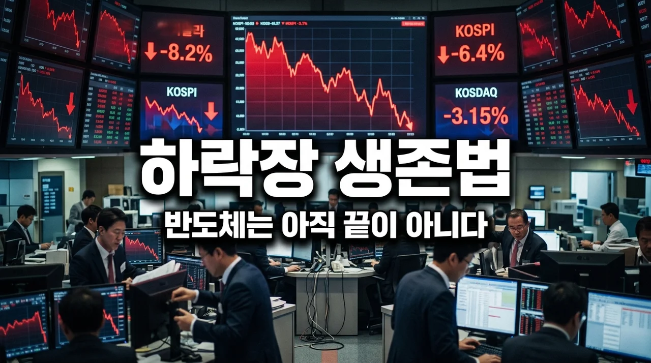 미국 기술주 급락과 CPI 4% 공포, 제가 반도체 비중을 줄이지 않은 이유